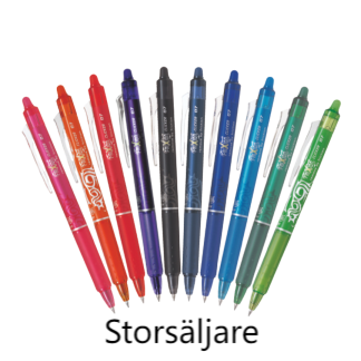 FriXion Clicker 0,7, suddbar gelpenna, påfyllningsbar